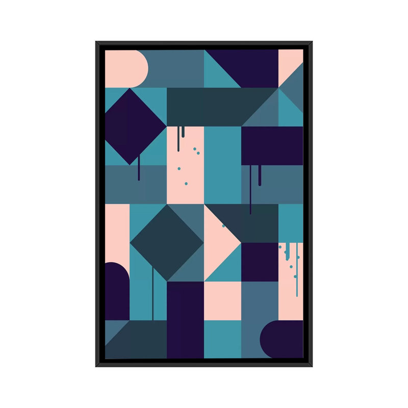 " Villa " by Greg Mably, 26" H x 18" W x 1.5" D, Black Framed Canvas, No Mat