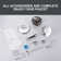 Single Handle 5-Spray Patterns Round Shower Faucet 1.8 Gpm With Corrosion Resistant And Tub Spout