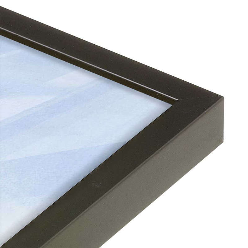 «Sundown Expanse I» par Michael Willett, reproduction d'art, Impression sur cadre ouvert sans papier mat, Noir, 12" H x 16" W