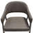 Adele Set Of Two Dining/Accent Chairs In Grey Leatherette W/ Brushed Stainless Steel Leg-33485405
