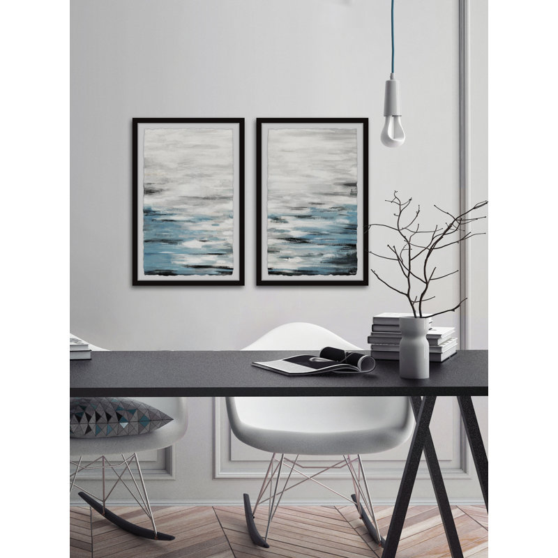 « reflective sea », taj, parvez-cadre à plusieurs images sur papier, H 12 po x l 8 po x P 1,5 po