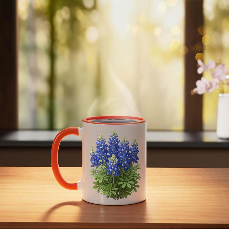 Ceramic Coffee Mug, Orange