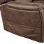 Fauteuil relevable de style transitionnel avec double moteur, appui-tête électrique, soutien lombaire et système de massage pneumatique pour un confort ultime