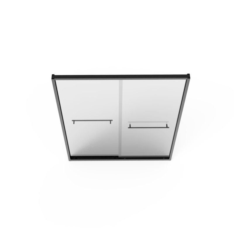 56-60"X70" Aluminum Frame Double Sliding Shower Door