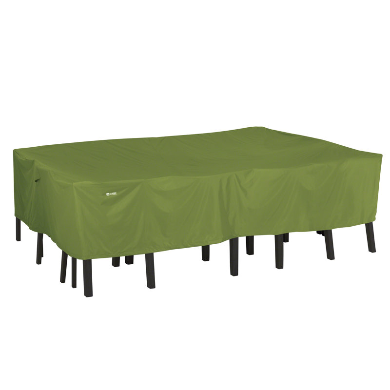 Perkins Outdoor Patio Dining Set Cover, 24" H x 46" W x 74" D