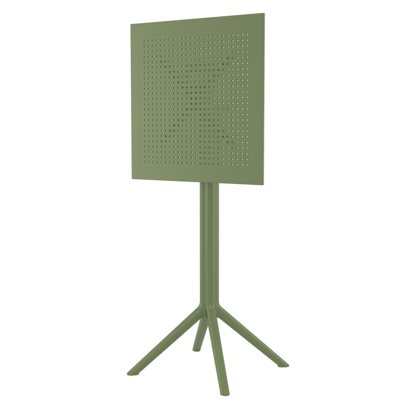 Ensemble de salle à manger à hauteur de bar 23,6 po Arlette, Vert olive