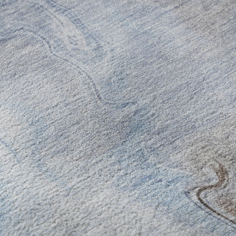 Premium Machine Washable Varasteh AMF1680 Abstract Rug, Runner 2'3" x 7'6"