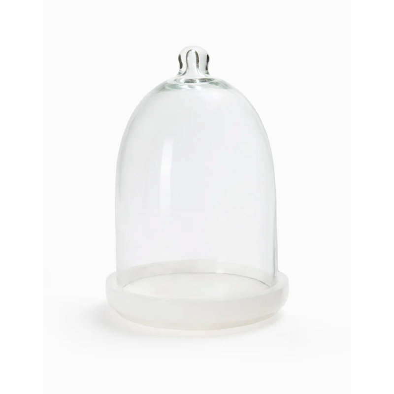 Alabaster - Candle Base and Cloche