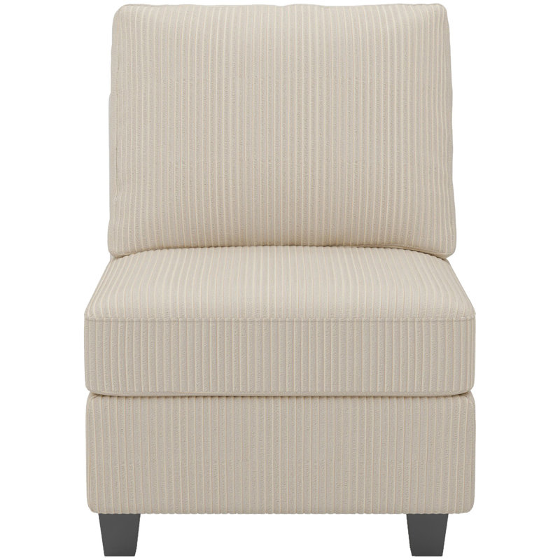 Fauteuil en velours côtelé Vevey, Velours côtelé beige
