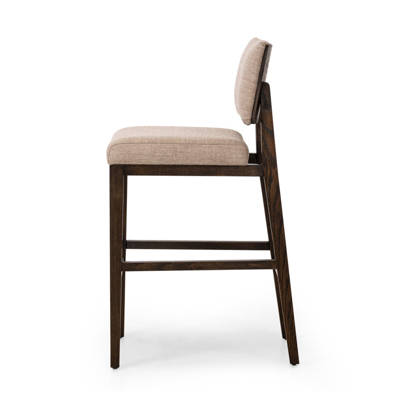 Carlo Stool-Somerton Ash-Counter & Bar, Bar Stool (31.25" Seat Height), White