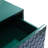 24.4" Tall 2-Drawer High Gloss Nightstand-2111079105