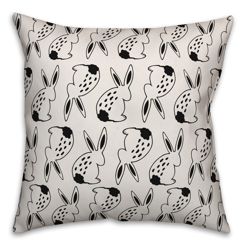 Bunny Pillow Cover, 18" x 18"
