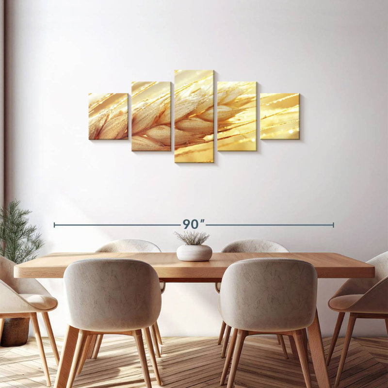 Wheat, 30" H x 68" W