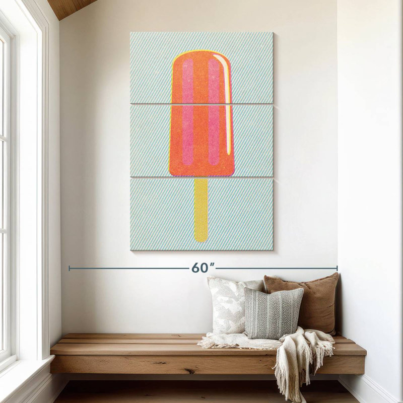 Yarlin Popsicle, 50" H x 32" W