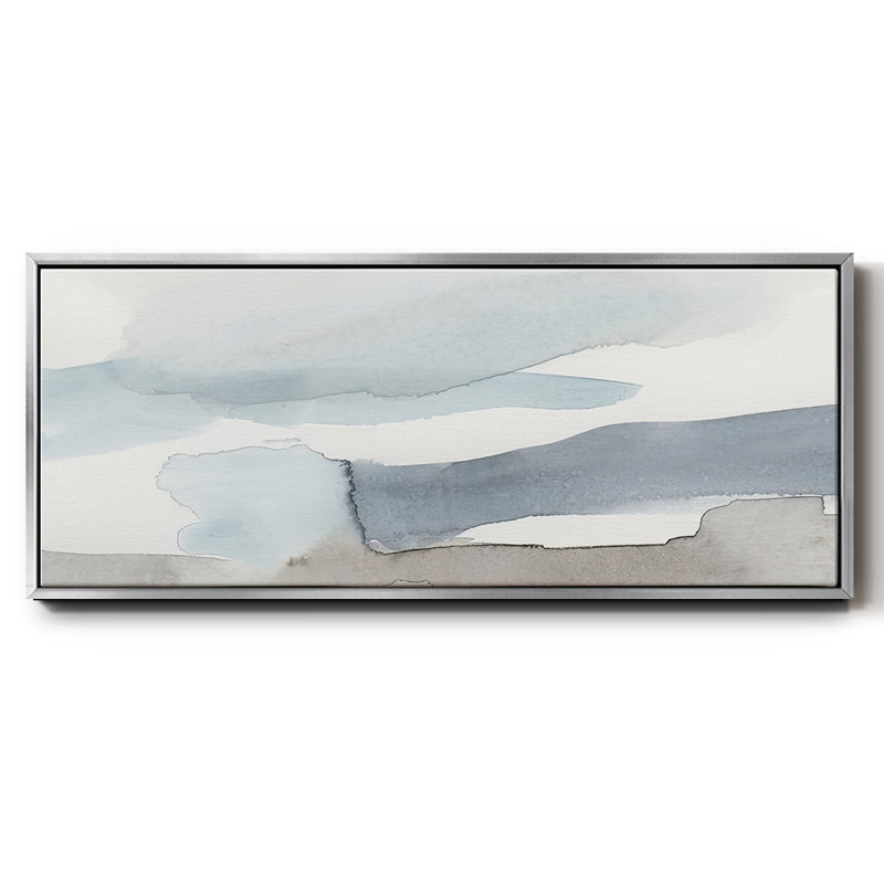Coastal Tones II - toile encadrée, H 8 po x l 20 po