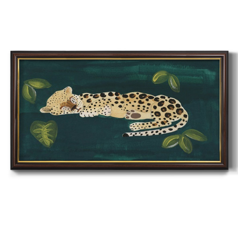 Ardahan Ardahan Lethargic Leopard II - reproduction d'art sur toile, H 29 po x l 53 po x P 2,5 po