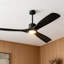 Ventilateur de plafond intelligent de 52 pouces avec éclairage à intensité variable 3 couleurs, moteur CC réversible à 6 vitesses, télécommande et ensemble d'éclairage-1497493366-1497528964