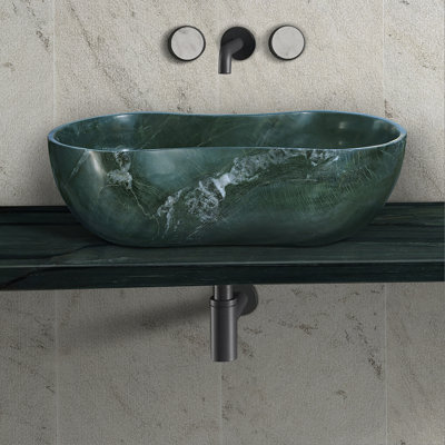Bathroom Vessel Sink With Pre-Drilled Drain Hole