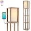 Lampe sur pied colonne 63,5 "Fannett USB