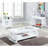 High Glossy White Rectangular Table_Coffee Table