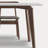 Modern generous rectangular dining table and chair-102024972