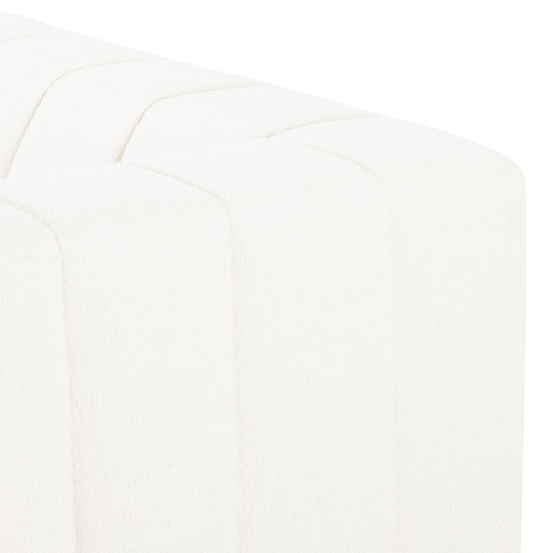 Channeled Laf Chaise Piece, Right Hand Facing, Fayette Cloud