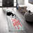 Stylish Non-Woven Thin Printed Rug Featuring Abstract Floral and Geometric Designs Perfect for Adding a Modern Touch to Your Home Decor-513680792