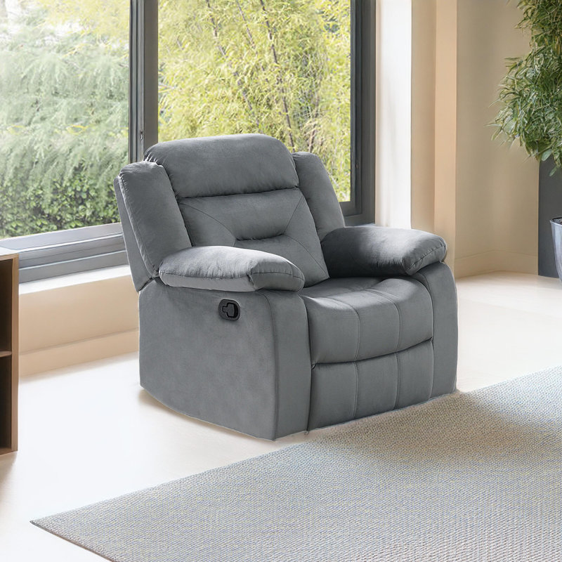 Fauteuil inclinable simple, Gris foncé