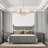 Modern 8-lights Tiered Dimmable Crystal Chandelier