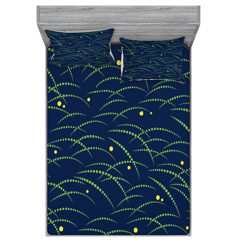 Microfiber Sheet Set, Queen Sheet Set with Fitted Sheet