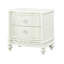 Dorothy Ivory Finish Nightstand W/2 Drawers