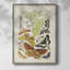 Antique Moths I, reproduction encadrée - bois massif-1215538692
