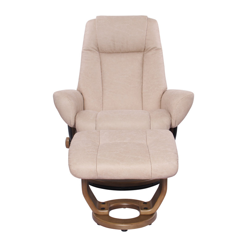  Fauteuil inclinable pivotant avec repose-pieds Matanzas - pivotant à 360 °, inclinable à 125 °