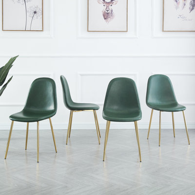 Chaise d'appoint en velours Adryel