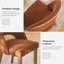 Chaise de salle à manger rembourrée Engstrom-1198779695