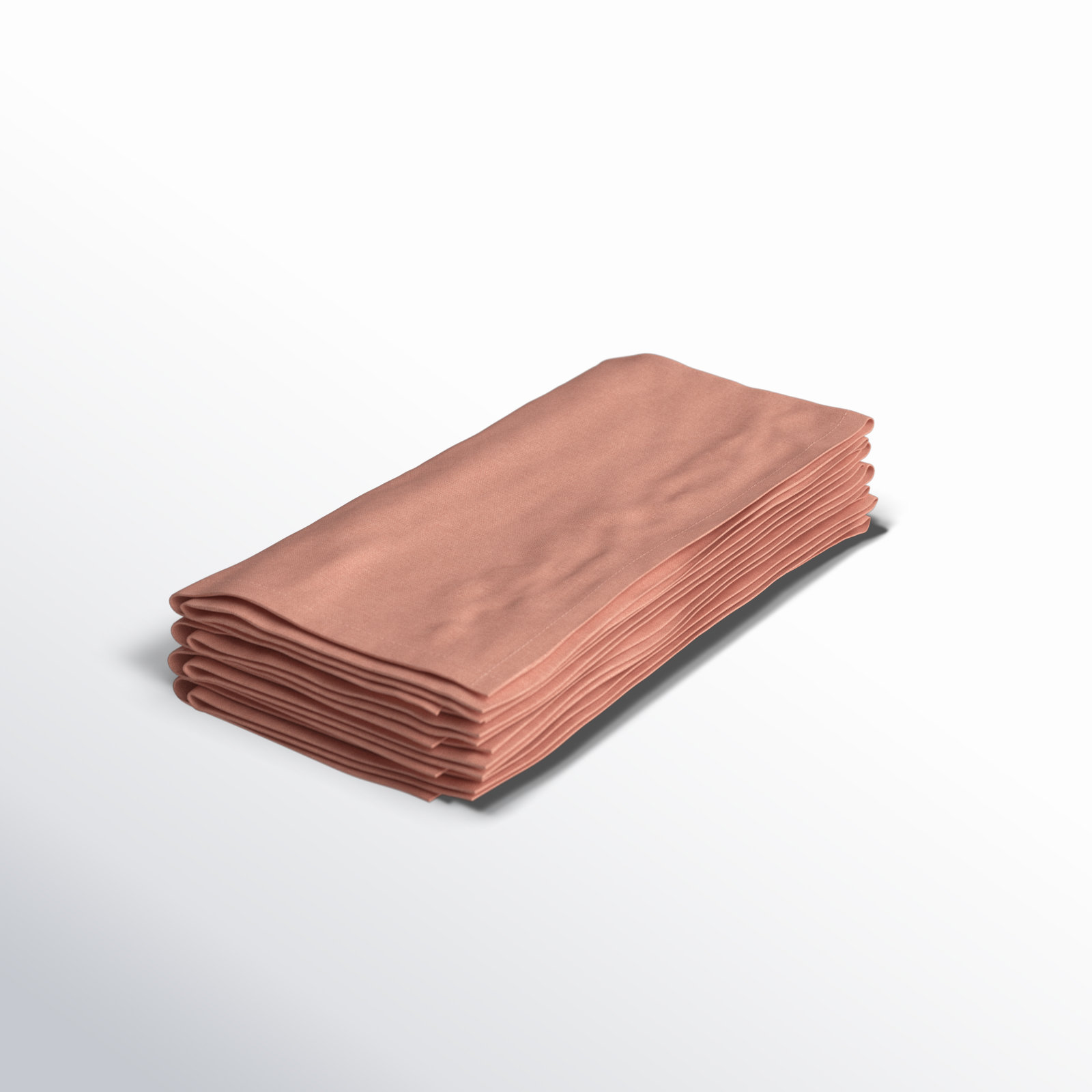 Alvia Reversible Linen Napkin, Pink