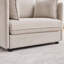 Upholstered Chenille Accent Chair With Footstool-1865866202