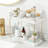 2-Tier Bathroom Counter Organizer Removable Tray Vanity Shelf