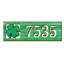 Plaque d'adresse sur 1 ligne Clover-87206982