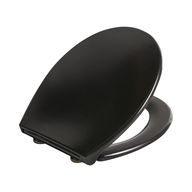 Toilet Seat PAPURI Soft Close Duroplast White, Black