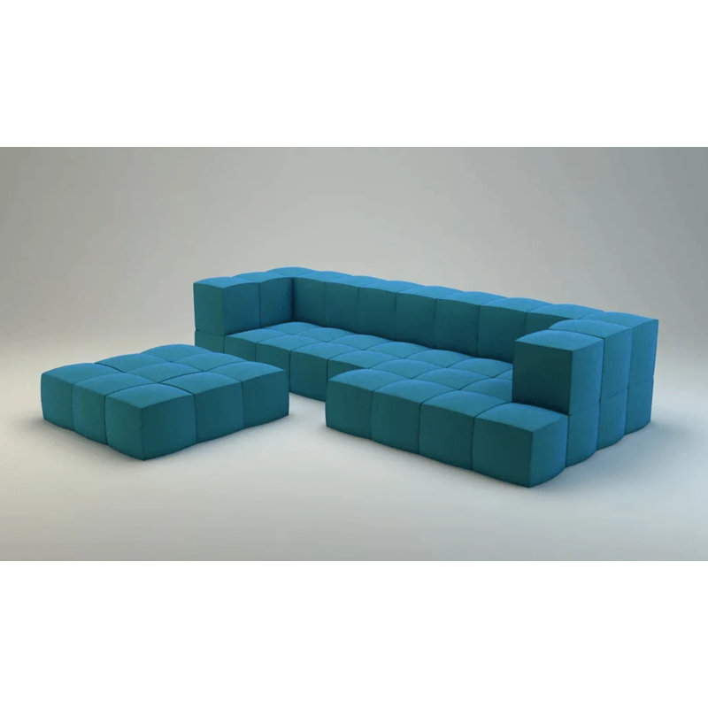 Viceroy Chaise Sectional with Ottoman