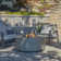 AEGEAN 36" Round Steel Propane or Natural Gas Fire Pit Table by Real Flame