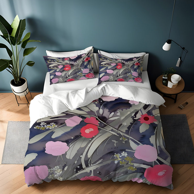 Literie, Housse de couette simple + 1 taie décorative pour