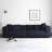 102.36" Solid Color 100% Polyester Modular Sofa cushion couch-108839745-108839749
