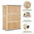 4 ft. W x 2 ft. D Outdoor Wooden Storage Shed with 2 Shelves and Lock-93918015