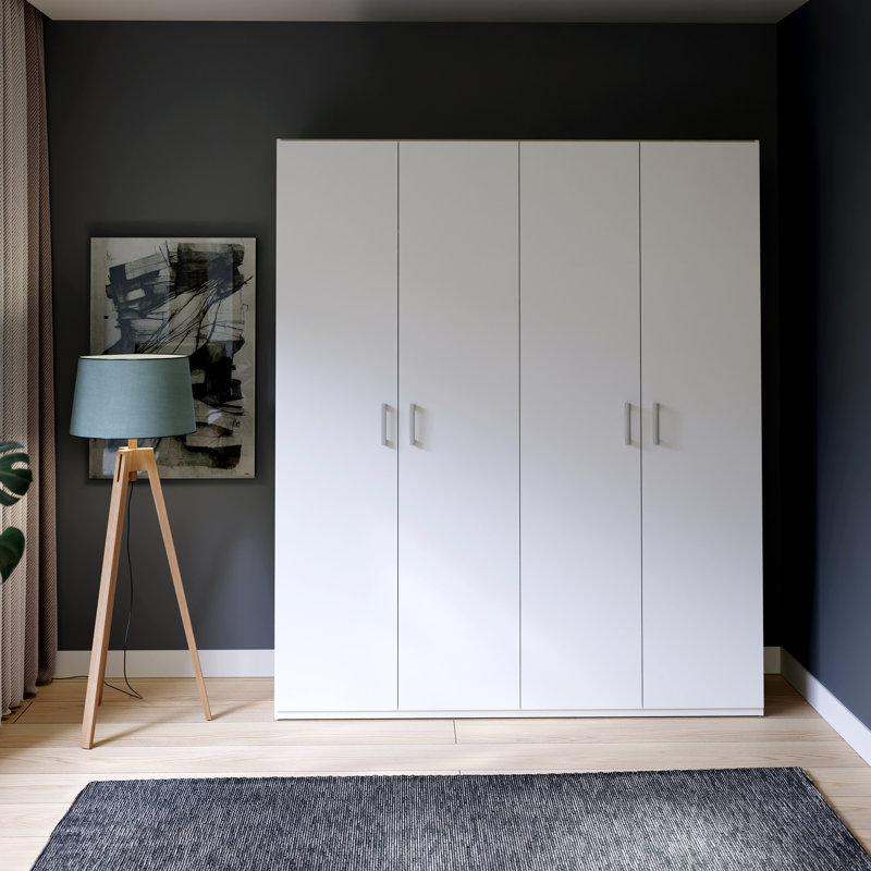 Sugata Manufactured Wood Wardrobe, White