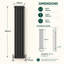 Uxbridge Vertical Traditional Colosseum Radiator-40191331-40191333