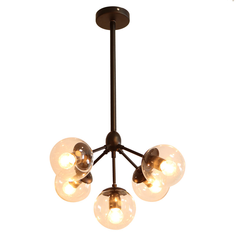 Lustre sphérique Spoutnik 5 lumières Veney
