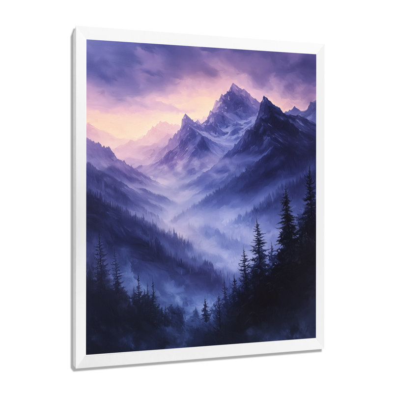 Gimar - paysages, impressions d'art mural, H 20 po x l 12 po, Picture Frame Print, Blanc