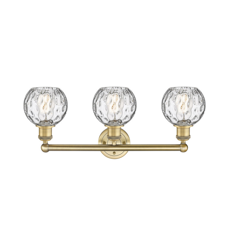 Cambria 3 - Light Dimmable Vanity Light, Brushed Brass